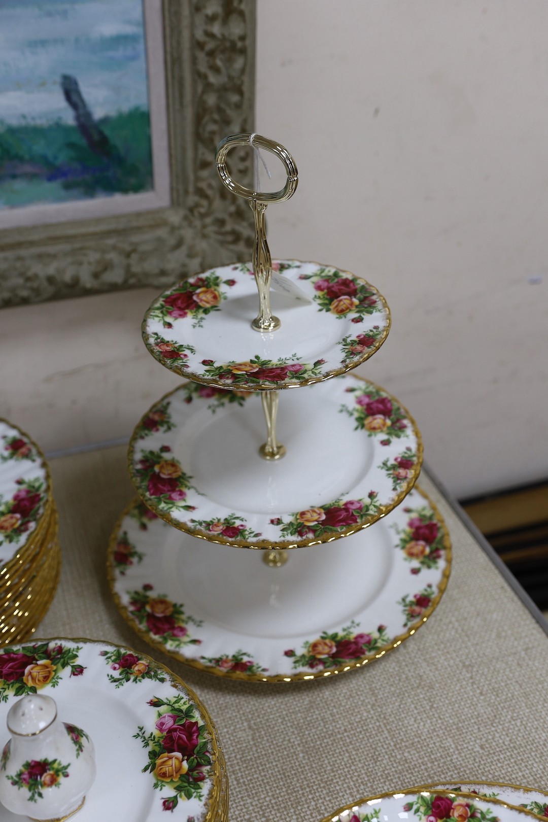 A large quantity of Royal Albert Old Country Rose dinner and tea wares